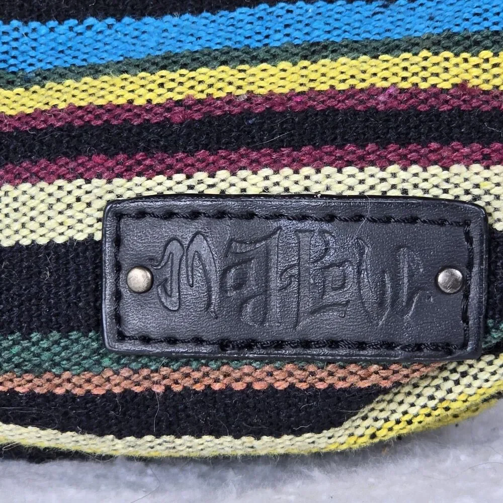 Mad Love Southwestern Print Backpack Sz Med Boho Hemp School Bag Multicolored